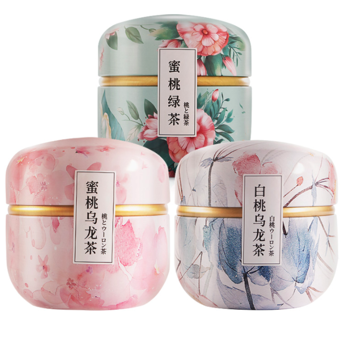 zmpx 中闽飘香 茶包花茶组合装 15包/罐 (蜜桃乌龙60g 白桃乌龙60g