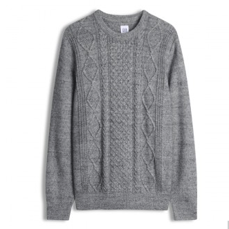 Gap 477917 男装针织衫毛衣秋季