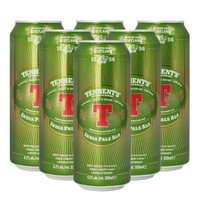 替牌（Tennent）IPA啤酒 英国进口T牌精酿啤酒 组合装500ml*6听装 新旧包装随机发货