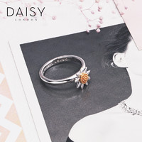 daisy london明星同款雏菊花朵戒指女925银小众品牌INS风清新戒指