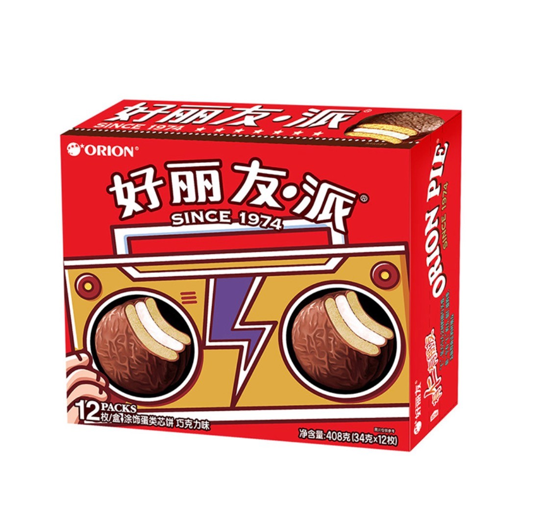 orion 好丽友 巧克力派 12枚