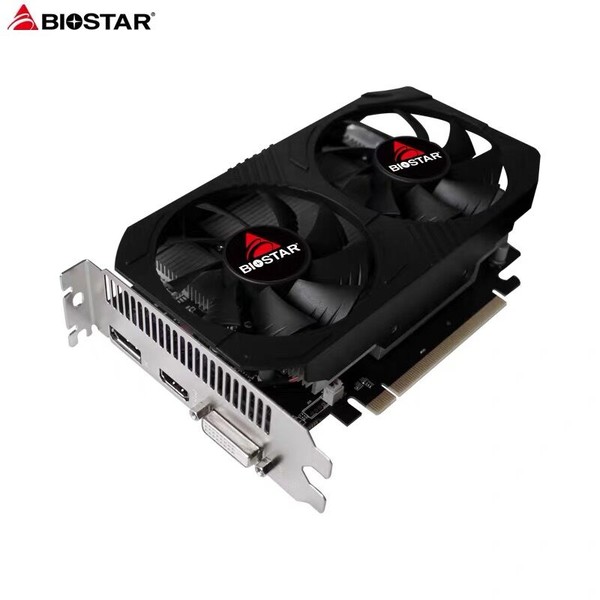 biostar 映泰 rx 560 4g 显卡 4gb 黑色