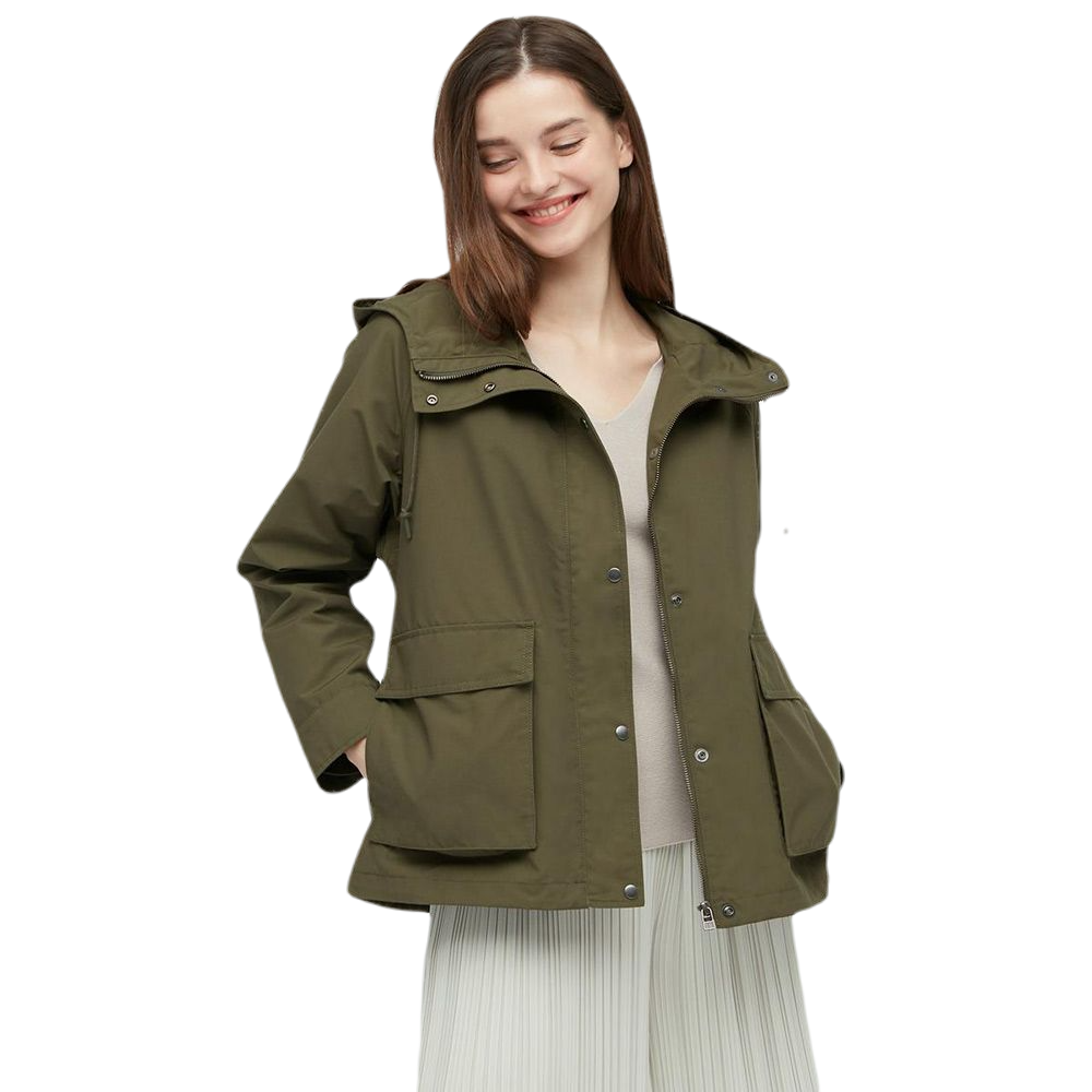 优衣库女装_uniqlo 优衣库 436174 女士宽松连帽外套-什么值得买