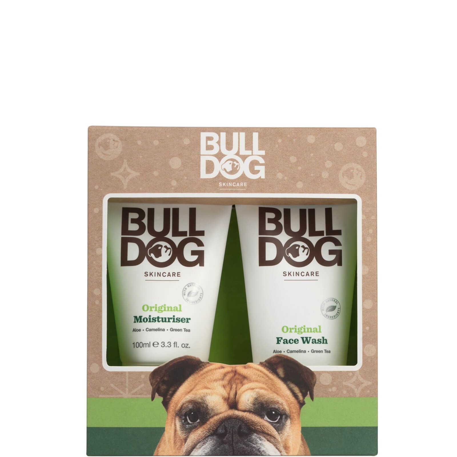 银联爆品日: bulldog 男士净肤护肤套装 润肤乳 100ml 洁面乳 150ml