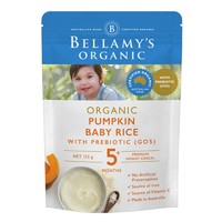 Bellamy's 贝拉米 婴儿婴幼儿南瓜米粉5+ 125g/袋
