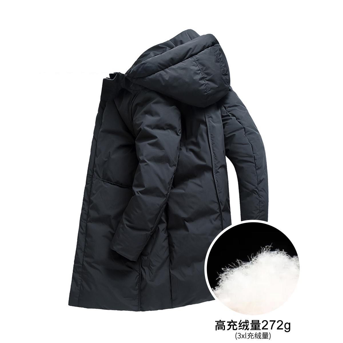 MARK FAIRWHALE 马克华菲 710415027500311 男款中长款羽绒服