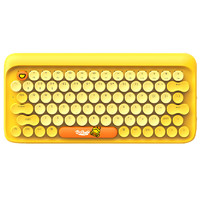 LOFREE洛斐 小黄鸭圆点 手机笔记本电脑无线蓝牙青轴机械键盘