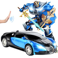 京東PLUS會員：美致模型 布加迪戰神 充電變形遙控機器人 可變形 *2件