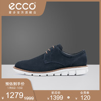 ECCO愛步英倫風皮鞋 男鞋2020新款潮真皮商務正裝鞋 杰里米602704