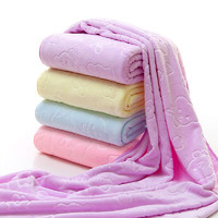 婴儿浴巾宝宝新生儿童大毛巾空调被毛巾被盖毯比纯棉