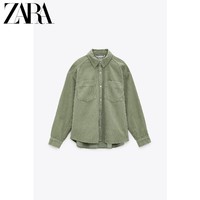 ZARA 02949251506 女装灯芯绒衬衫外套