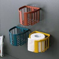移动端：免打孔卫生纸置物架卫生间纸巾盒壁挂式厕所放厕纸架