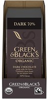 Green & Black&rsquo；70% Cacao, Holiday Christmas Chocolate Gift, 10 - 3.17 oz Bars
