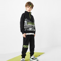 儿童酷发型男童图2021,12款两边铲光男士发型 巴拉巴拉儿童套装2021新款春装童装男童潮酷街头荧光拉链个性