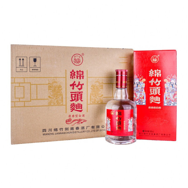 商品剑南春 绵竹头曲 年画 52%vol 浓香型白酒 500ml*6瓶 整箱装