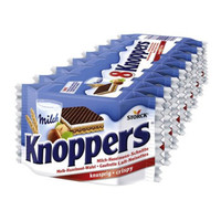 Knoppers 优立享 德国原装进口 Knoppers牛奶巧克力榛子威化饼干200g