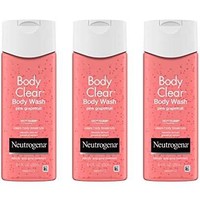 Neutrogena 露得清 Body Clear水杨酸沐浴露 粉红葡萄柚 8.5盎司/250ml*3 （3瓶装）