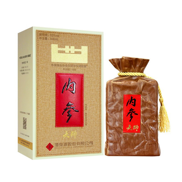 酒鬼 内参 大师 52%vol 馥郁香型白酒 500ml 单瓶装