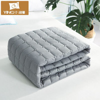 迎馨 床垫家纺 软垫舒适透气床褥子四季保护垫可折叠床垫子休闲 灰色 1.2米床 120*200cm *2件