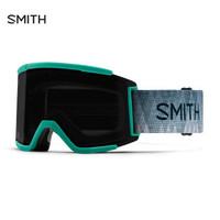 美国进口SMITH史密斯滑雪眼镜护目镜防雾装备滑雪镜SQUAD XL 大视野亚洲款 新款黑镜绿带