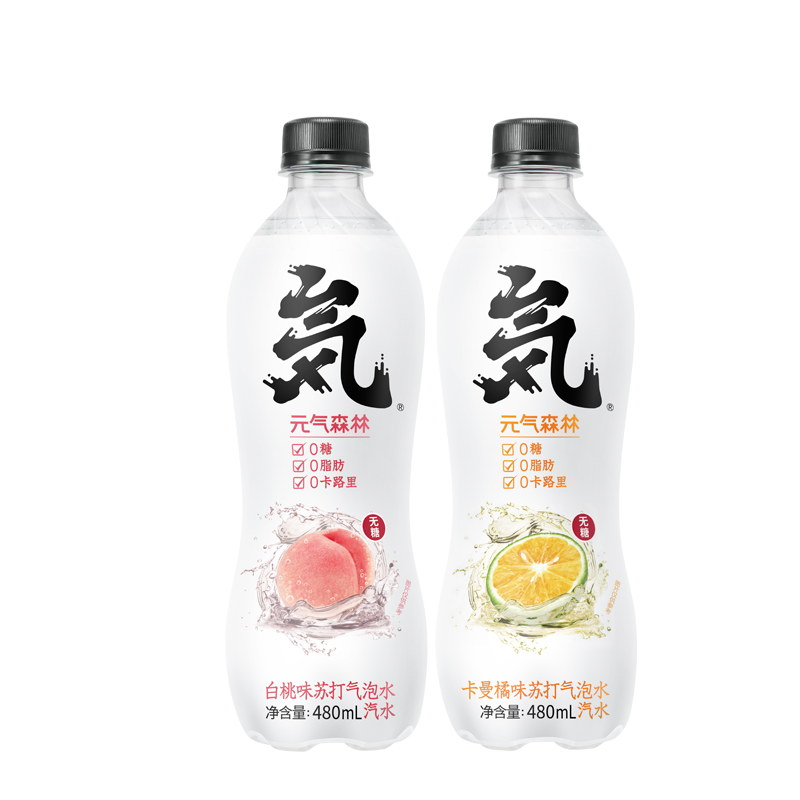 元気森林白桃味卡曼橘味480ml243件