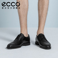 ECCO愛步英倫商務正裝皮鞋男 真皮德比鞋低幫鞋男鞋 卡爾翰640714