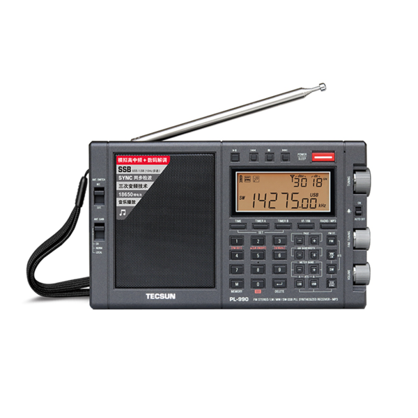 tecsun德生pl990收音机黑色