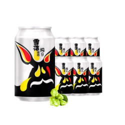 雪花啤酒9度纯9淡色拉格330ml6听2件