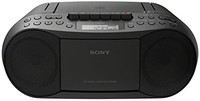 Sony 索尼 CFD-S70 盒式磁带播放器(CD，盒式磁带，收音机)，黑色
