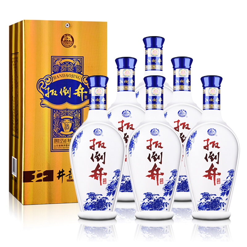 扳倒井 白酒 井韵 52度 750ml*6瓶 整箱装