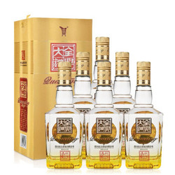 全兴大曲 晶彩金52° 500ml*6瓶 整箱 浓香型白酒(含3个礼品袋)