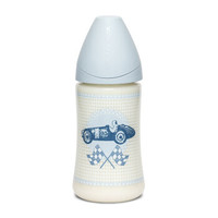 苏维妮（suavinex）奶瓶 宝宝奶瓶 玻璃奶瓶宽口120ml颜色随机发货 *2件