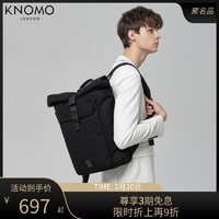 KNOMO英伦Novello帆布双肩包男大容量男士背包休闲双肩背包电脑包 *2件