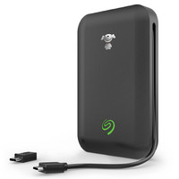 BULUO 带充电宝的移动硬盘（安卓手机、苹果电脑TYPE-C接口笔记本USB3.0接口通用） 1T黑色