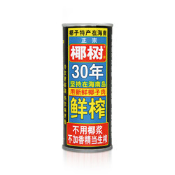 coconutplam椰树椰汁正宗椰树牌椰子汁植物蛋白饮料245ml6罐4扎整箱装