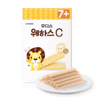 日东福德食 韩国原装进口休闲零食威化饼干小吃维夫饼干牛奶味36g *10件