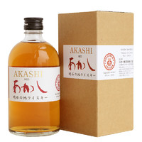 AKASHI 明石 日本紅標調和威士忌 原瓶進口 日威洋酒 年貨送禮 500ml 整箱裝