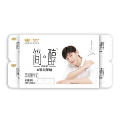 君乐宝简醇无蔗糖90g8连杯装10件