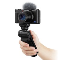 SONY 索尼 ZV-1 1英寸數碼相機 手柄電池套裝（9.4-25.7mm、F1.8）黑色