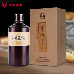 华都匠酒53度酱香型白酒北京小茅台高粱纯粮食酒500ml福酱单瓶装