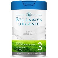 BELLAMY'S 贝拉米 白金版 有机幼儿配方奶粉 3段 800g