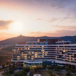 周末清明不加价限时免费升房苏州太湖万丽酒店渔洋山景阳台大双床房1