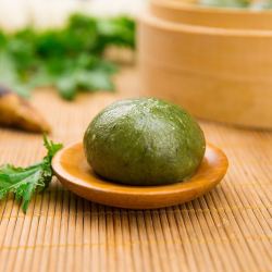 知味观 艾草青稞 辣味三丁馅青团 6只装 清明团子 300g
