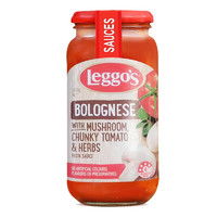 澳大利亚进口 立格仕 LEGGO'S 传统番茄蘑菇意大利面酱（复合调味料） 500g