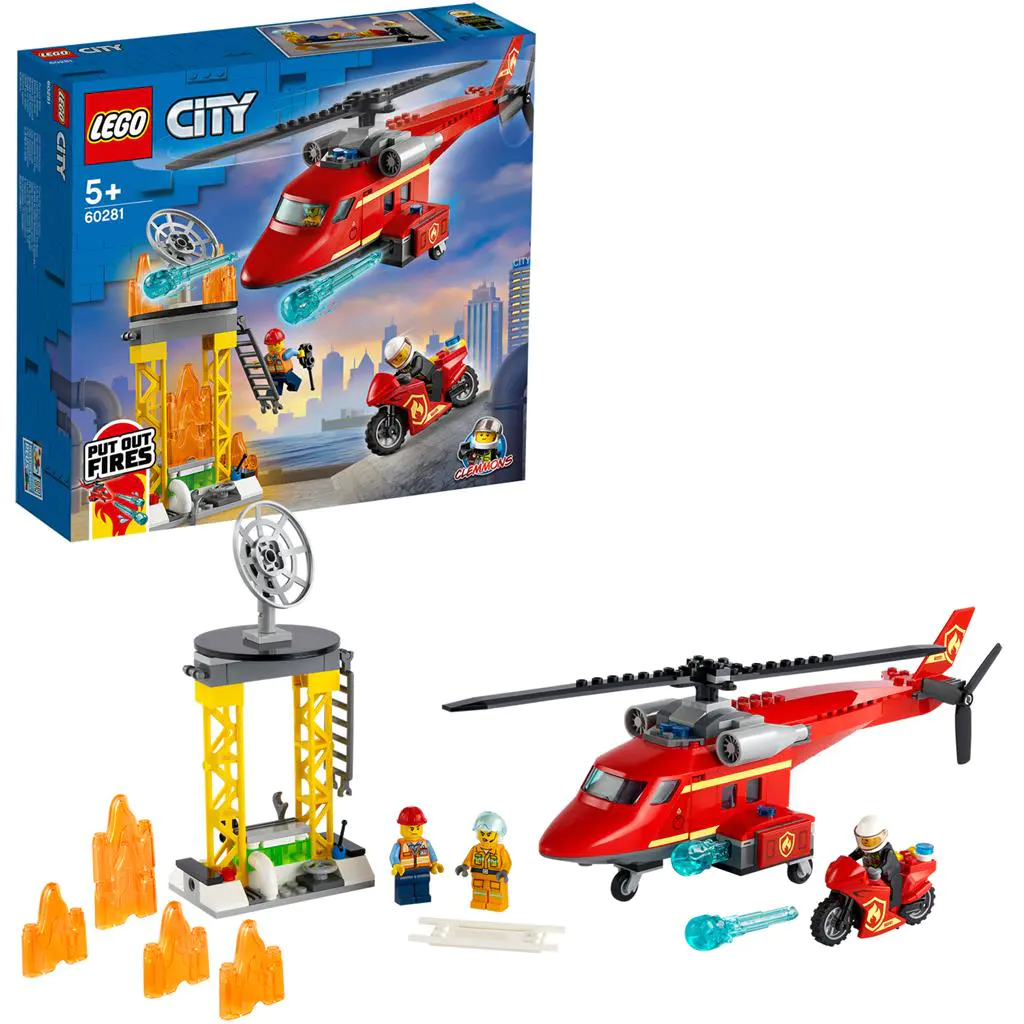 lego 乐高 city 城市系列 60281 消防救援直升机