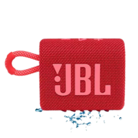 JBL 杰寶 GO3 2.0聲道 便攜式藍牙音箱 慶典紅
