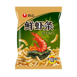 学生专享:nongshim 农心 海苔青芥味鲜虾条 130g