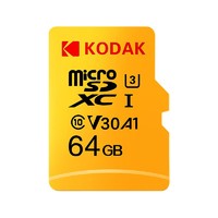 Kodak 柯達 MicroSD存儲卡 64GB（UHS-I、V30、U3、A1）