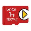 Lexar 雷克沙 PLAY系列 Micro-SD存儲卡 1TB（UHS-I、V30、U3、A2）