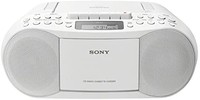 Sony 索尼 CFD-S70 便携式录放机(CD, 磁带, 收音机), 白色